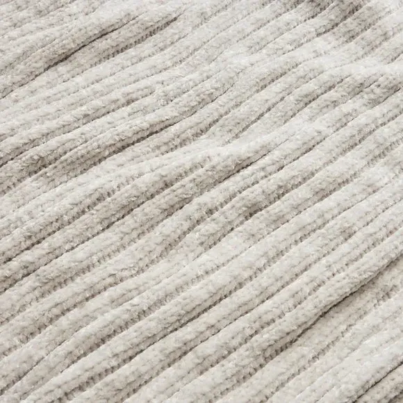 Chunky Throw Blanket - Sandstone, Chenille