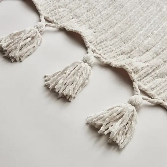 Chunky Throw Blanket - Sandstone, Chenille