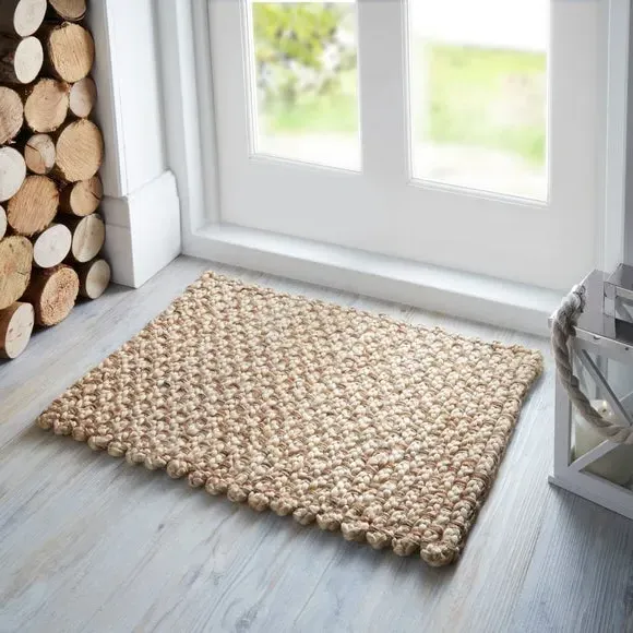 Chunky Woven Doormat - Natural, Jute image