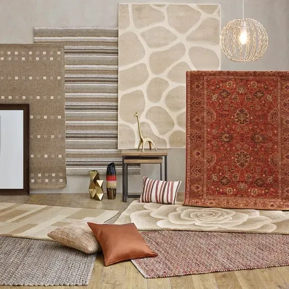 Chunky Woven Rug - Natural, Jute