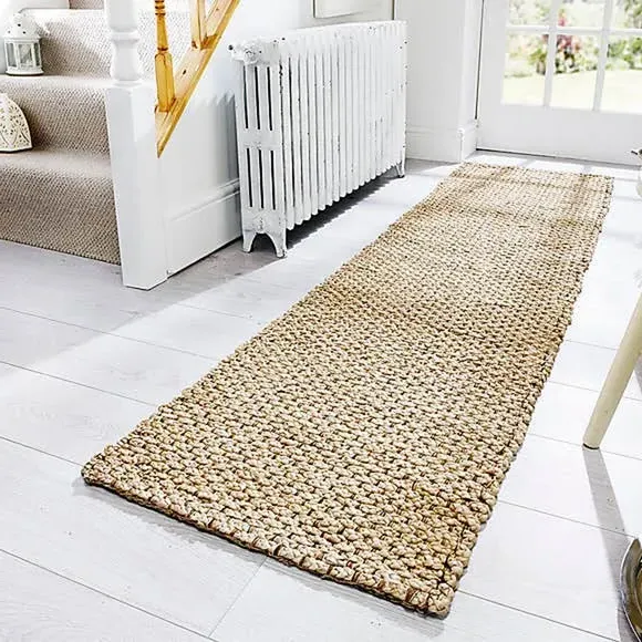 Chunky Woven Runner - Natural, Jute image