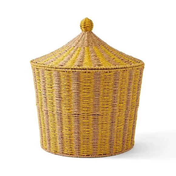 Circus Tent Storage Basket - Yellow