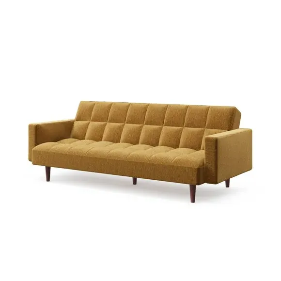Clic Clac Sofa Bed with Mechanism - Gold, Chenille