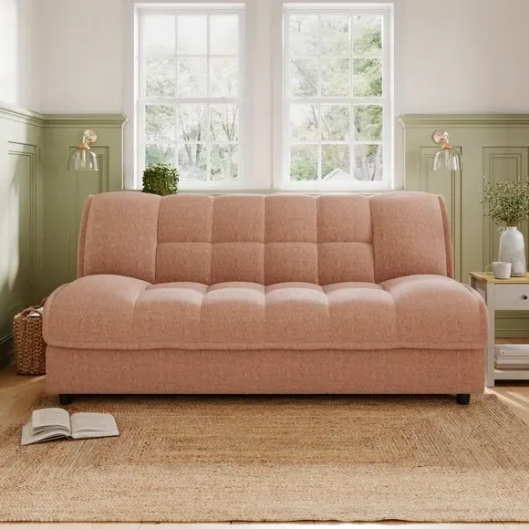 Clic Clac Sofa Bed with Storage - Clay, Chenille