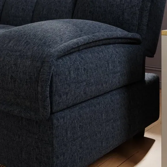 Clic Clac Sofa Bed with Storage - Navy, Chenille
