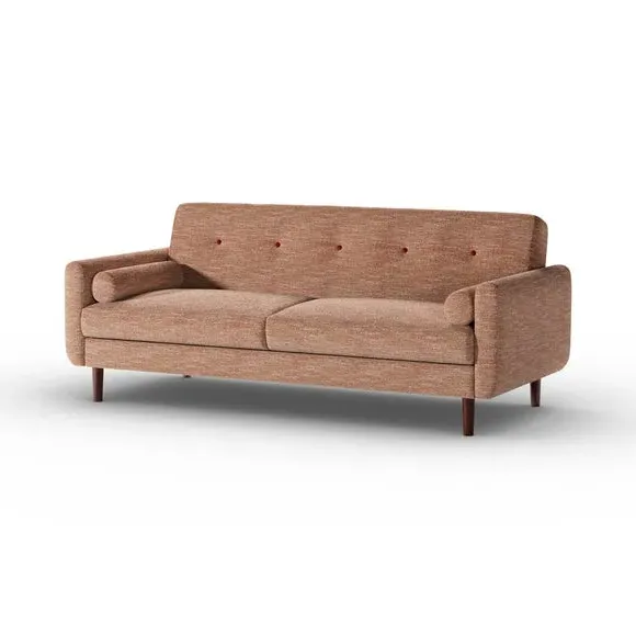 Clic Clac Sofa Bed with Storage - Orange, Boucle