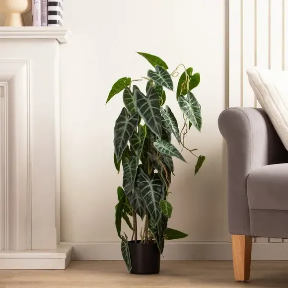 Climbing Caladium Plant - Green, Artificial image