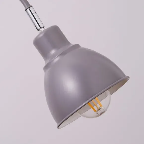 Clip-On Task Lamp with Cable Switch - Grey