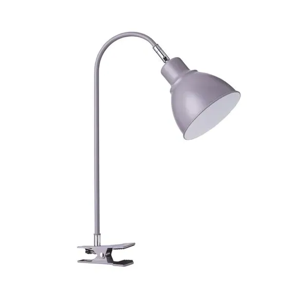 Clip-On Task Lamp with Cable Switch - Grey
