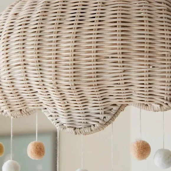Cloud Pendant Shade Easy Fit - Natural, Rattan