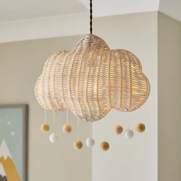 Cloud Pendant Shade Easy Fit - Natural, Rattan image