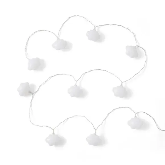 Cloud String Lights - White, 2.1m Battery