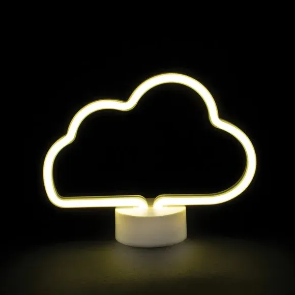 Cloud Table Lamp with LED - White