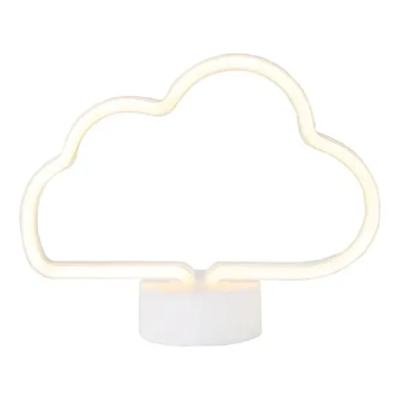 Cloud Table Lamp with LED - White