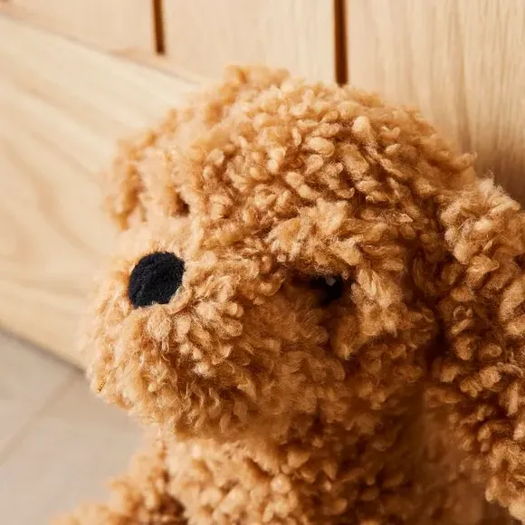 Cockapoo Doorstop - Brown, Polyester