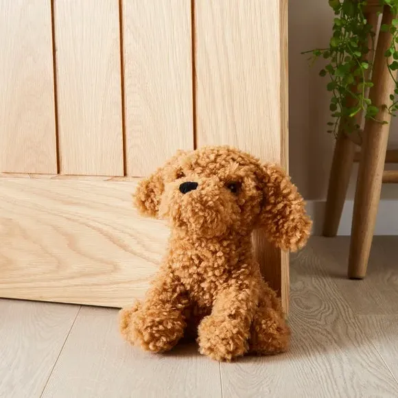 Cockapoo Doorstop - Brown, Polyester image