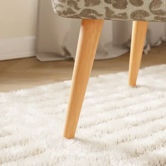 Cocktail Chair with Leopard Print - Natural