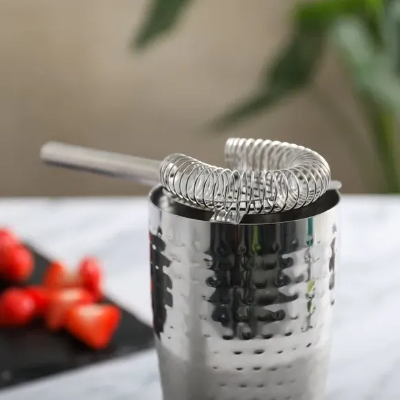 Cocktail Strainer with Prongs - Silver, Steel image