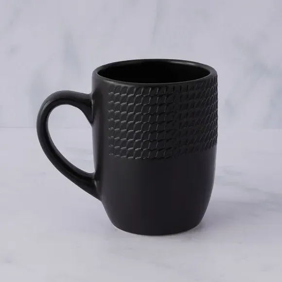 Coffee Mug - Black, Stoneware