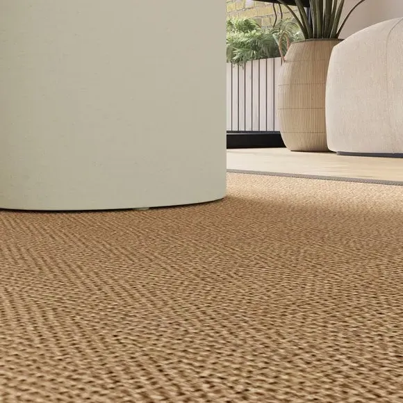 Coffee Table with Curved Edges - Off-White, Concrete