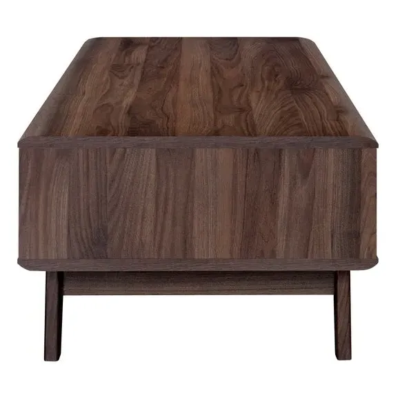 Coffee Table with Sliding Doors - Walnut