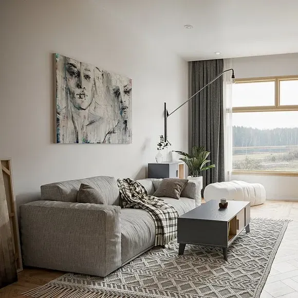 Coffee Table with Storage - Grey
