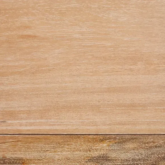 Coffee Table with Turned Legs - Light Wood, Mango