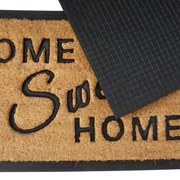 Coir Doormat Home Sweet Home - Natural, Coco
