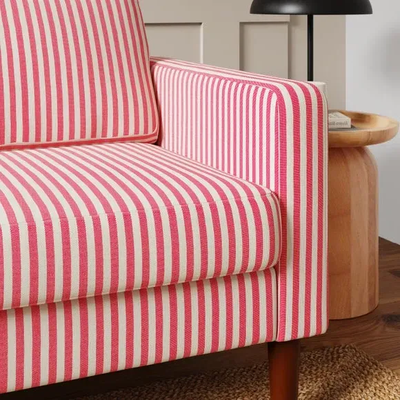 Compact Corner Chaise Sofa - Pink, Fabric