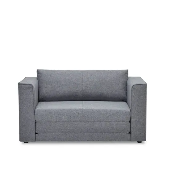 Compact Double Sofa Bed - Grey, Fabric