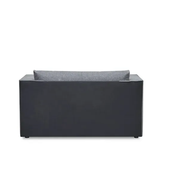 Compact Double Sofa Bed - Grey, Fabric