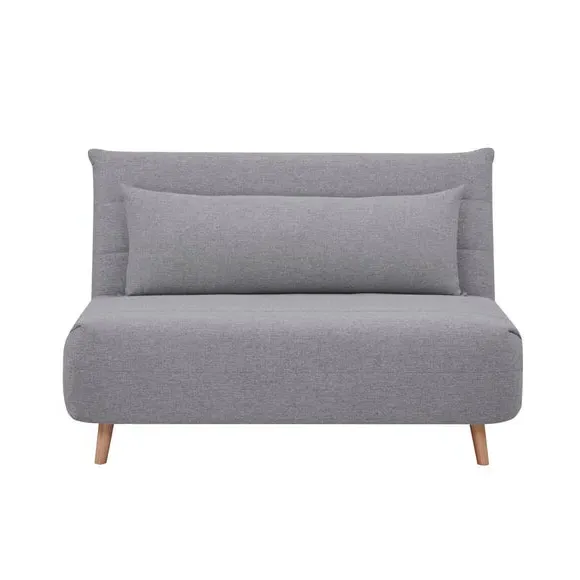 Compact Double Sofa Bed - Grey, Fabric