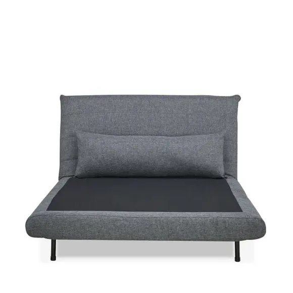 Compact Double Sofa Bed - Pebble, Fabric