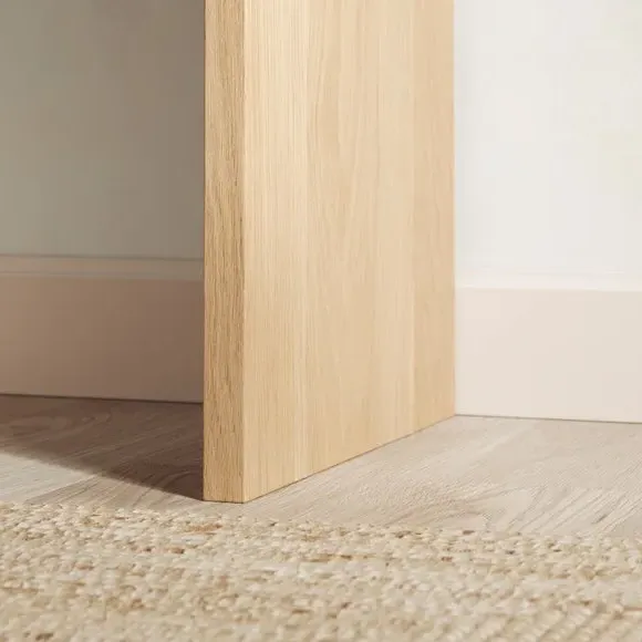 Compact Dressing Table with Drawer - Light Oak