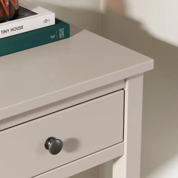 Compact Dressing Table with Drawers - Natural