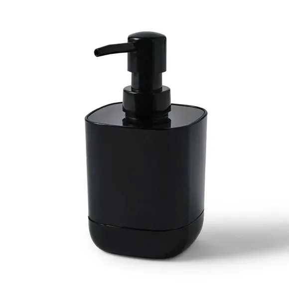 Compact Soap Dispenser - Black, Recycled Plastic