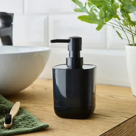 Compact Soap Dispenser - Black, Recycled Plastic image