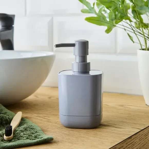 Compact Soap Dispenser - Grey, Recycled Plastic