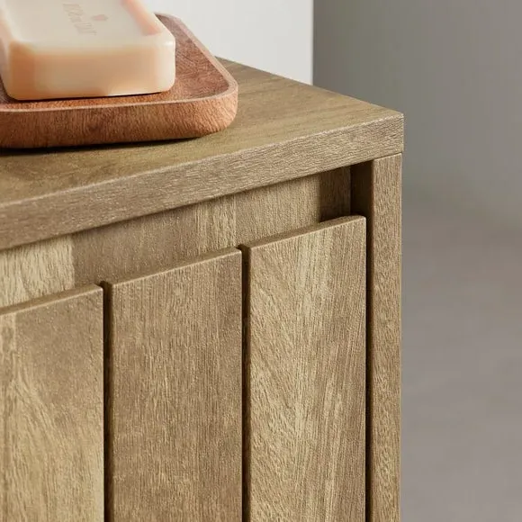 Compact Under Sink Unit - Mango Wood Effect
