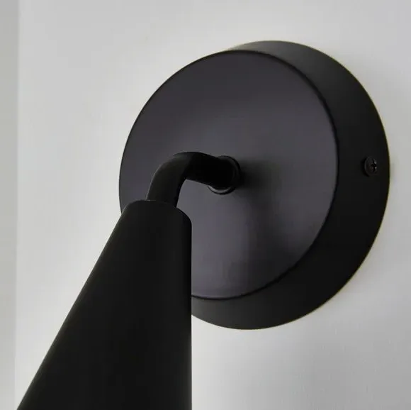 Cone Wall Light - Black