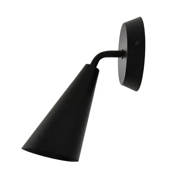 Cone Wall Light - Black
