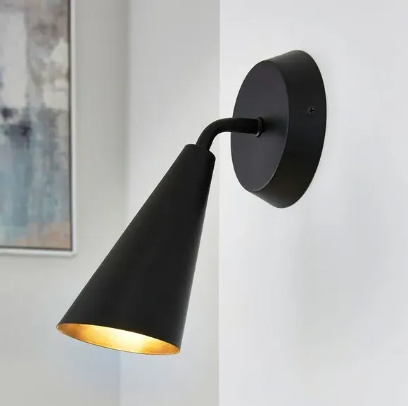 Cone Wall Light - Black image