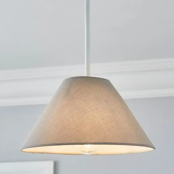 Conical Lamp Shade - Dove, Linen image