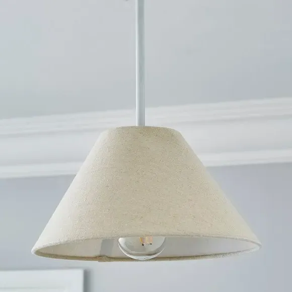 Conical Lamp Shade - Natural, Linen
