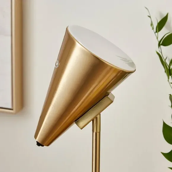 Conical Table Lamp Touch Dimmable - Gold