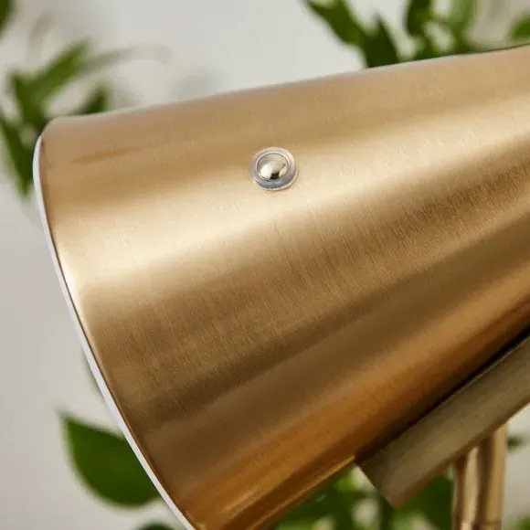 Conical Table Lamp Touch Dimmable - Gold