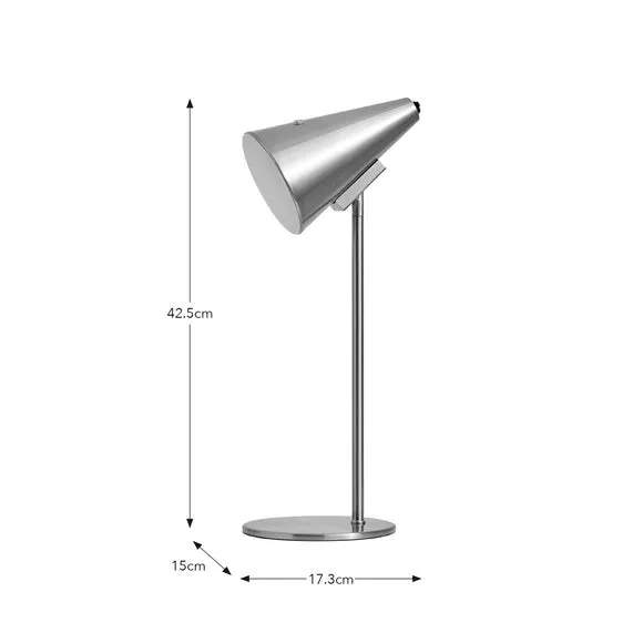 Conical Table Lamp Touch Dimmable - Gold
