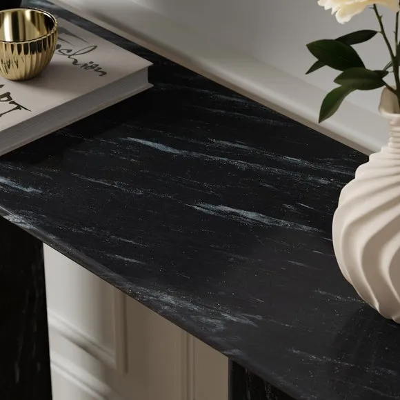Console Table - Black, Marble