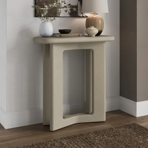 Console Table - Ivory, Concrete