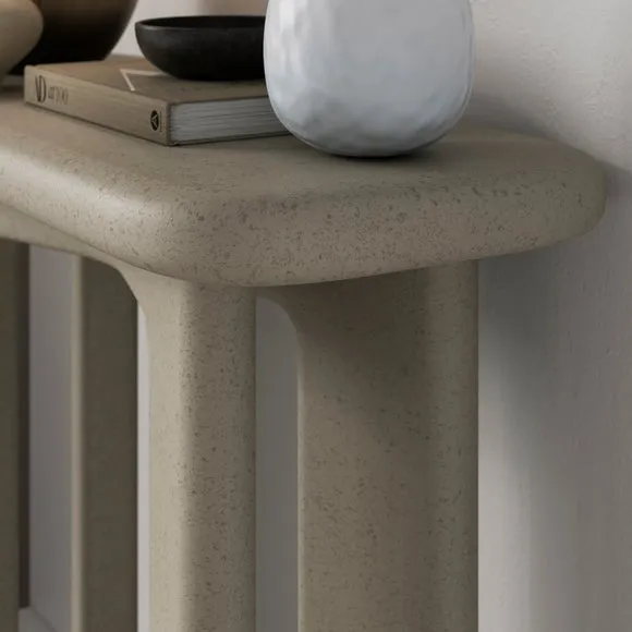 Console Table - Ivory, Concrete
